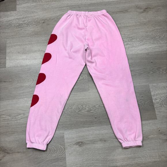 Aviator Nation Heart Stitch 4 Sweatpants Women's Medium Loungewear - Picture 2 of 9